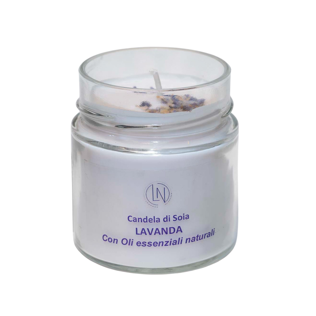 Candela Soia e Lavanda